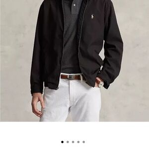 Polo by Ralph Lauren Men's Black Jacket Packable Windbreaker